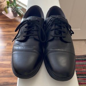 Men’s black dress shoes